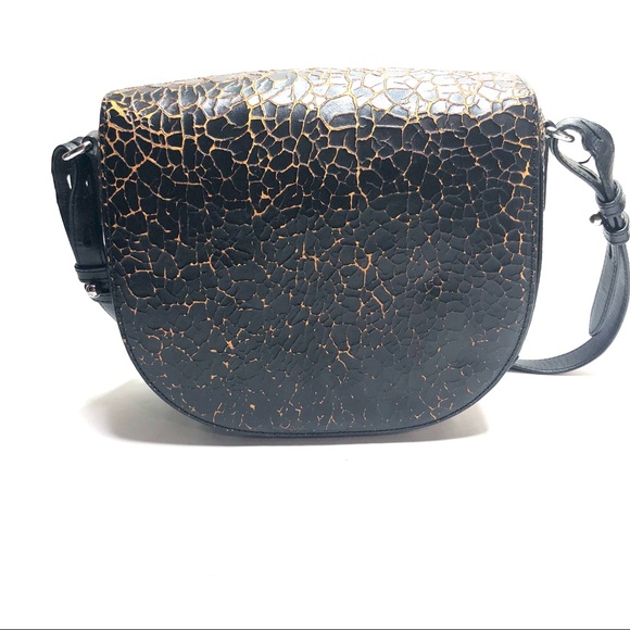 Alexander Wang Handbags - ALEXANDER WANG Cracked Calfskin Lia Sling Black